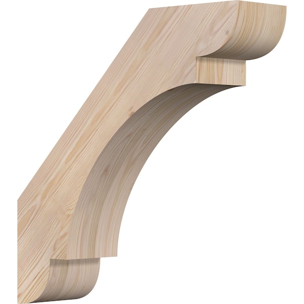 Ekena Millwork 5 1/2"W x 22"D x 22"H Olympic Smooth Knee Brace, Douglas Fir BRC06X22X22OLY00SDF - main